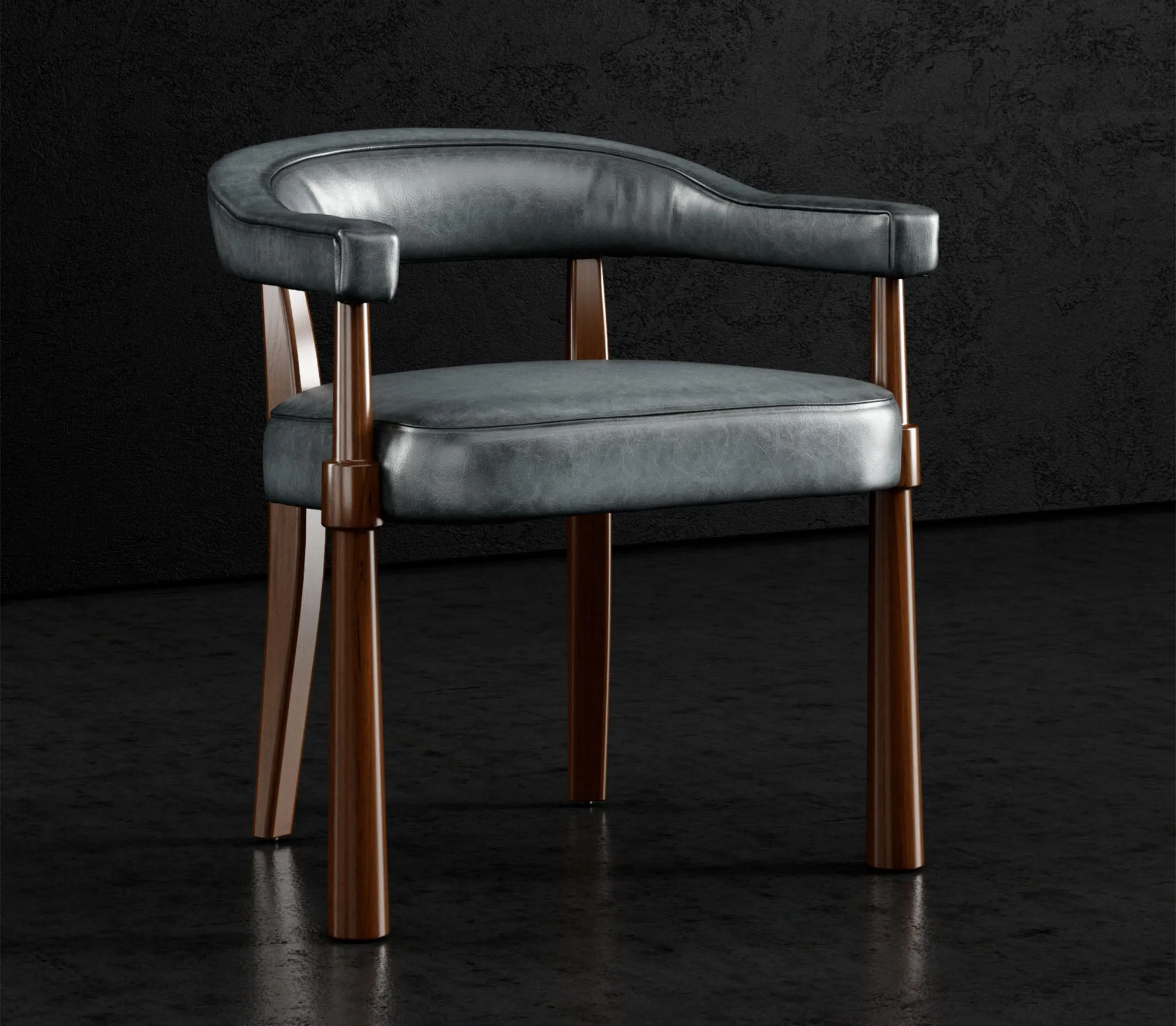 Brush Creek Leather Dining/Guest Chair