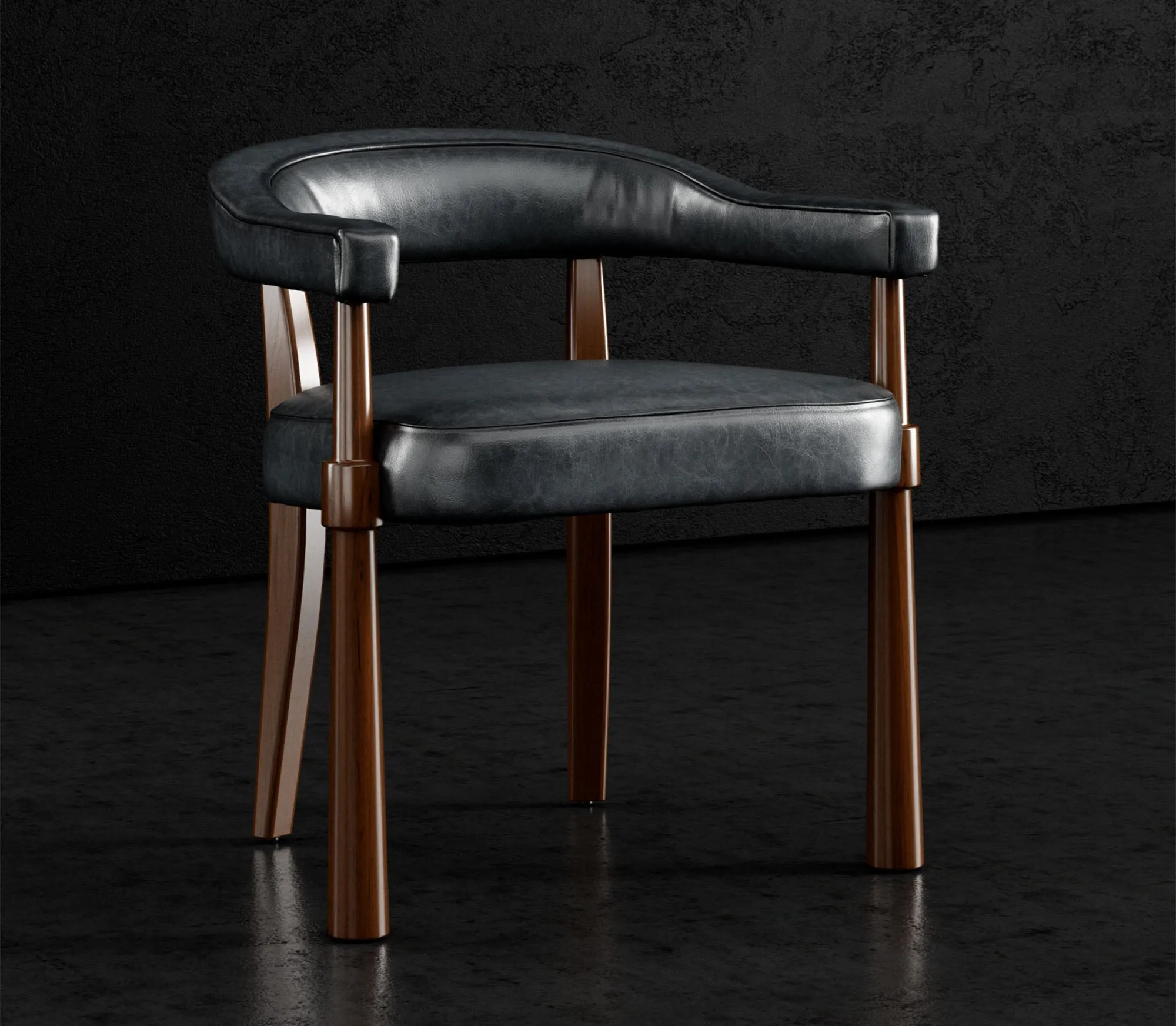 Brush Creek Leather Dining/Guest Chair