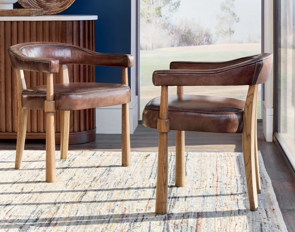 Brush Creek Leather Dining/Guest Chair