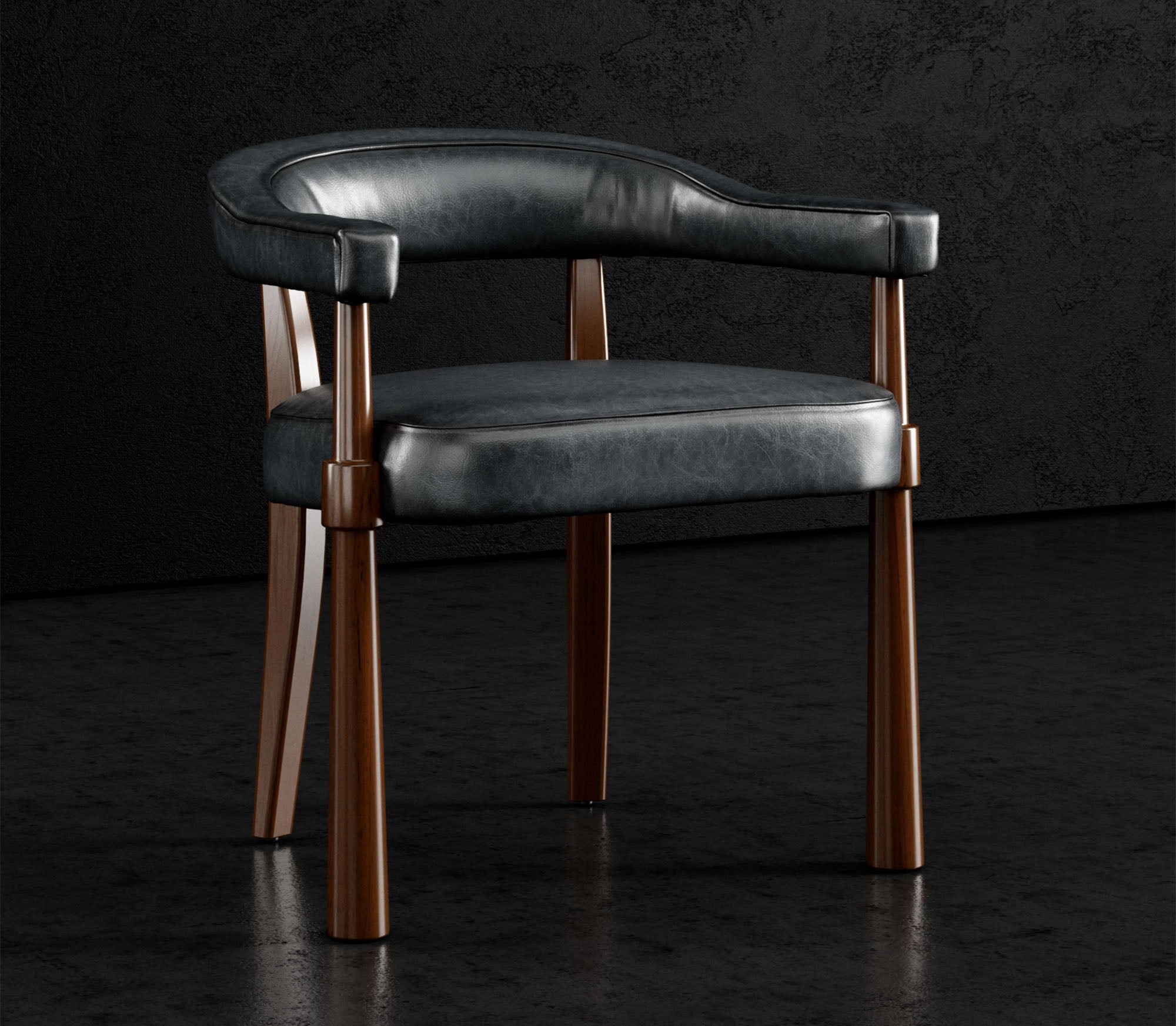 Brush Creek Leather Dining/Guest Chair