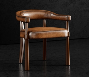 Brush Creek Leather Dining/Guest Chair gaming chair, computer chair
