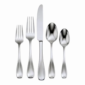 Brushed Satin Voss 45 Piece Flatware Set