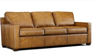 Buckskin Leather Sofa vanity mirror, wall mirror