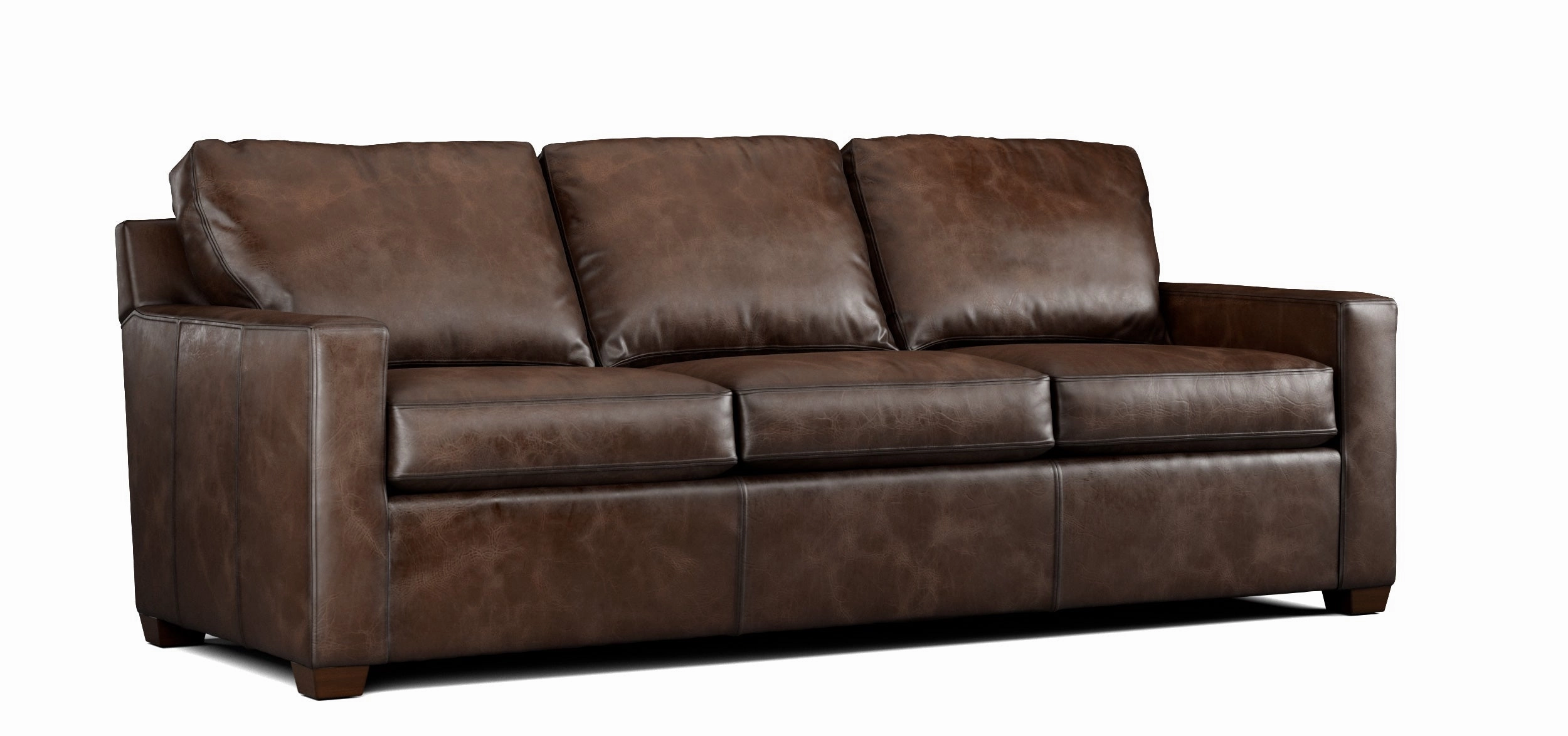 Buckskin Leather Sofa