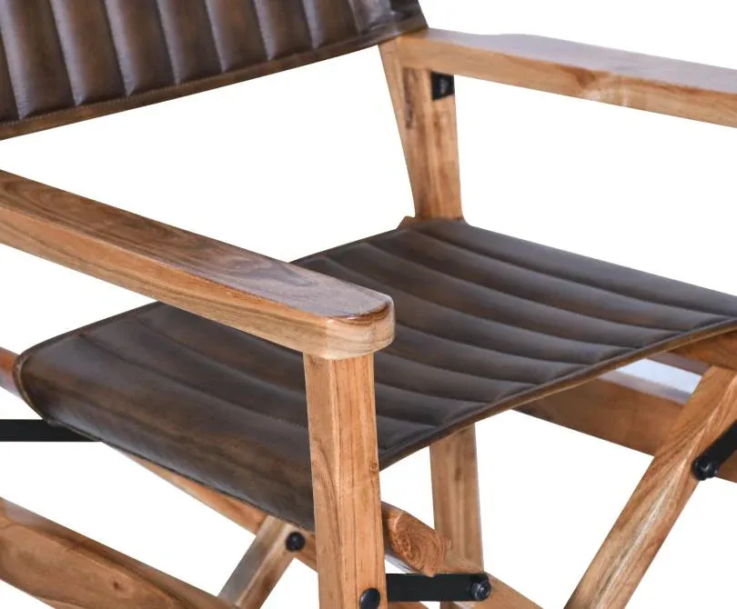Buffalo Leather Bar Chair
