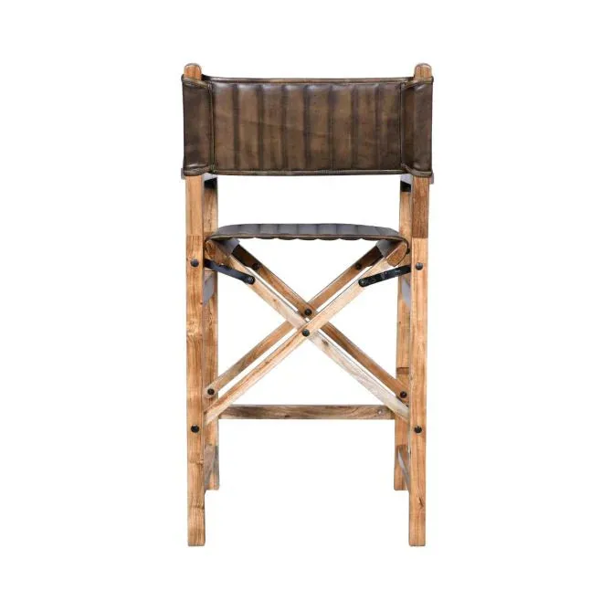 Buffalo Leather Bar Chair