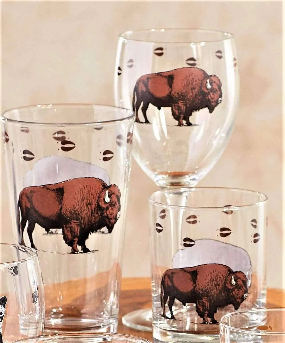 Buffalo Lodge Glassware toilet seat cover, slow close seat