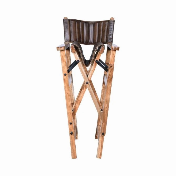 Buffalo Leather Bar Chair