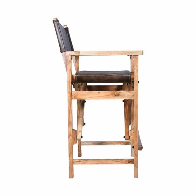Buffalo Leather Bar Chair