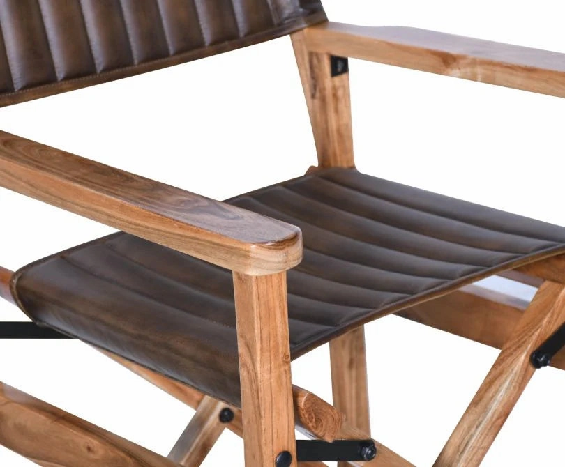 Buffalo Leather Bar Chair