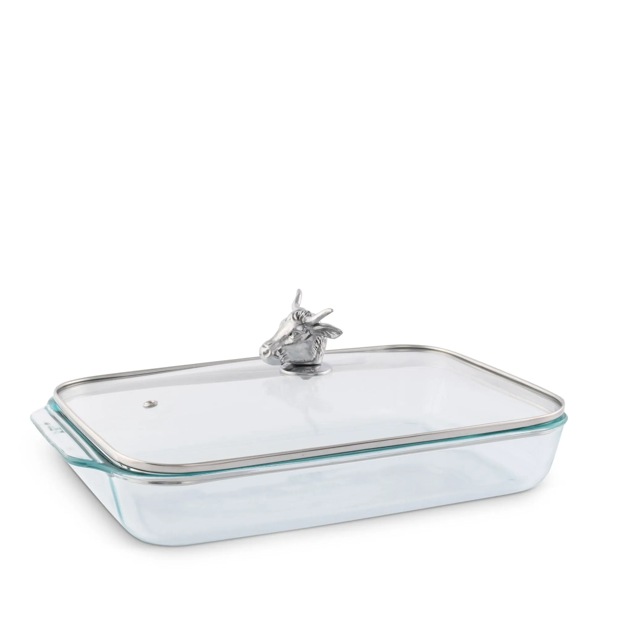 Bull Lid with Pyrex 3 quart Baking Dish