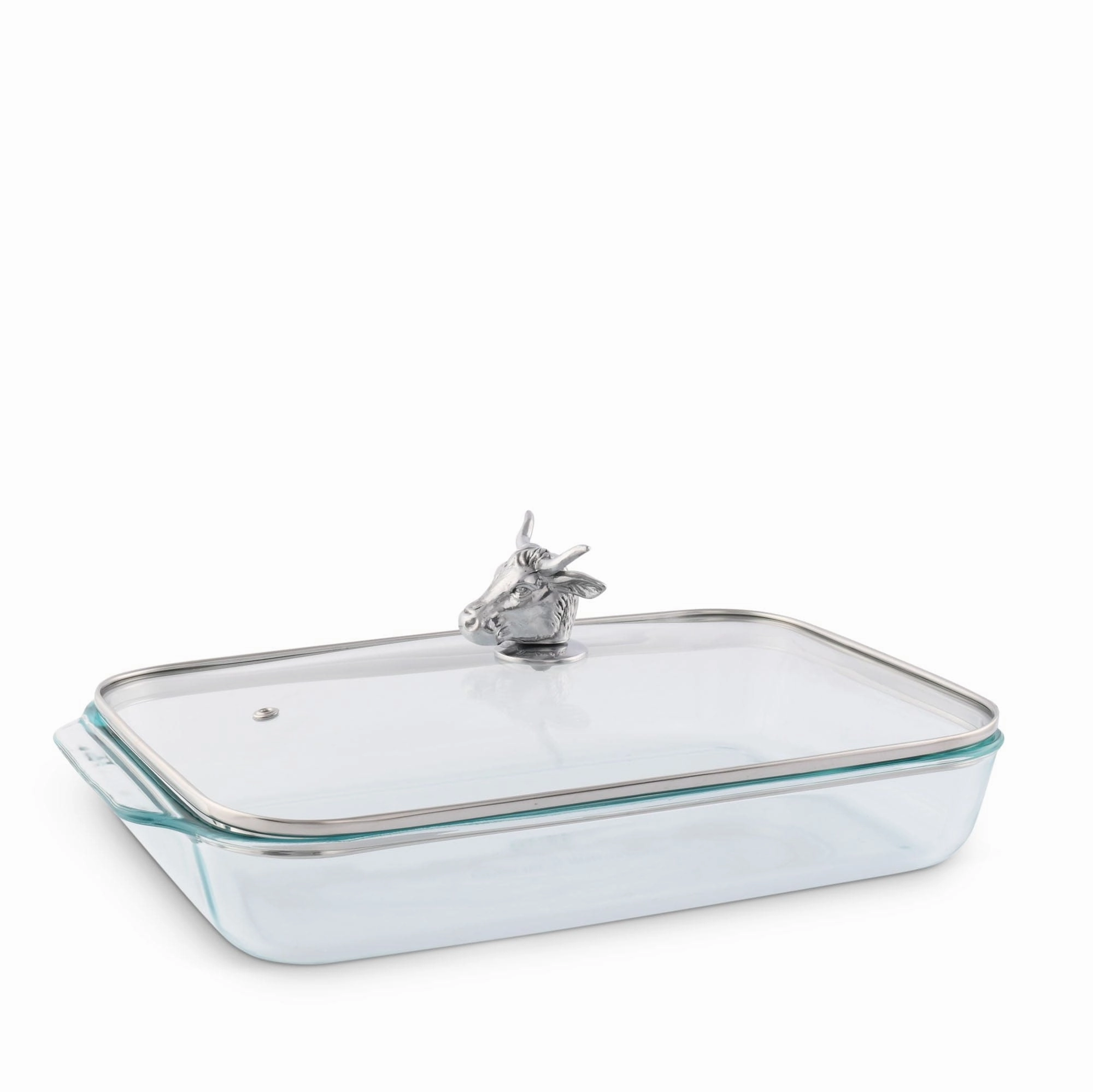 Bull Lid with Pyrex 3 quart Baking Dish