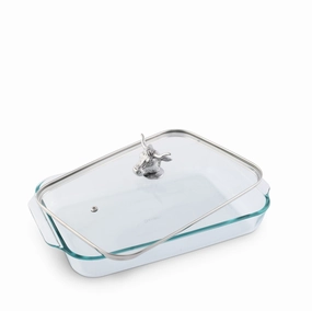 Bull Lid with Pyrex 3 quart Baking Dish baking dish, nonstick cookware