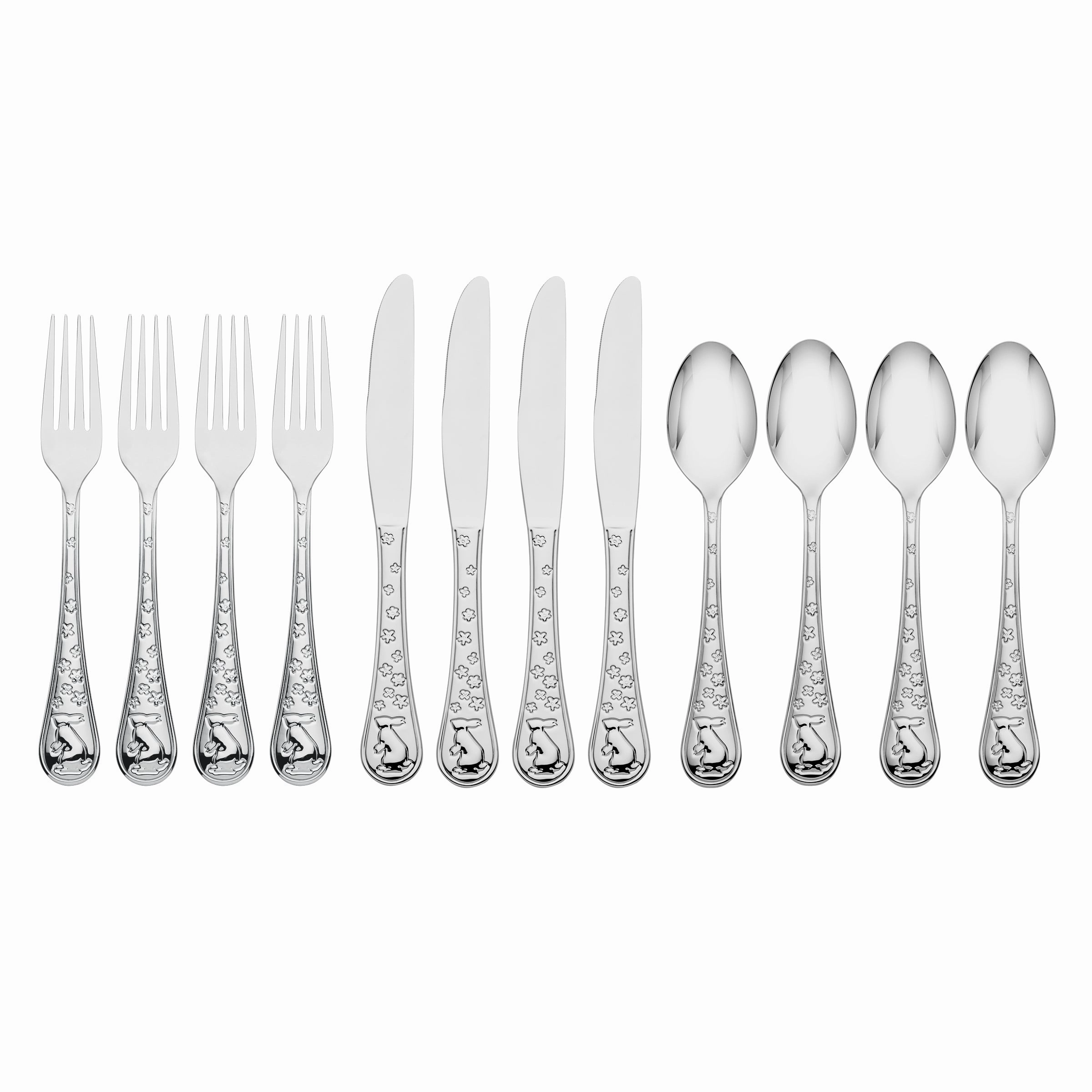 Bunny Hop 12 Piece Flatware Set