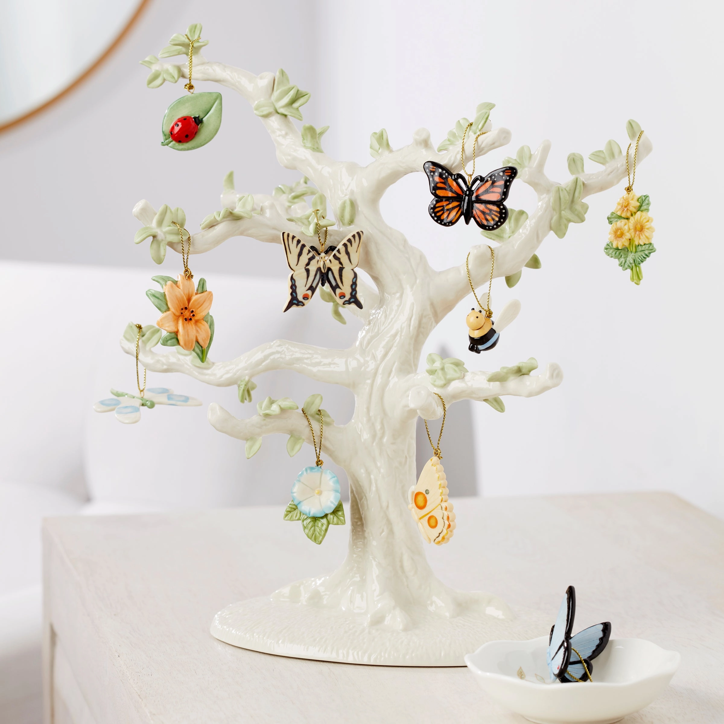 Butterfly Meadow 10-Piece Ornament Set
