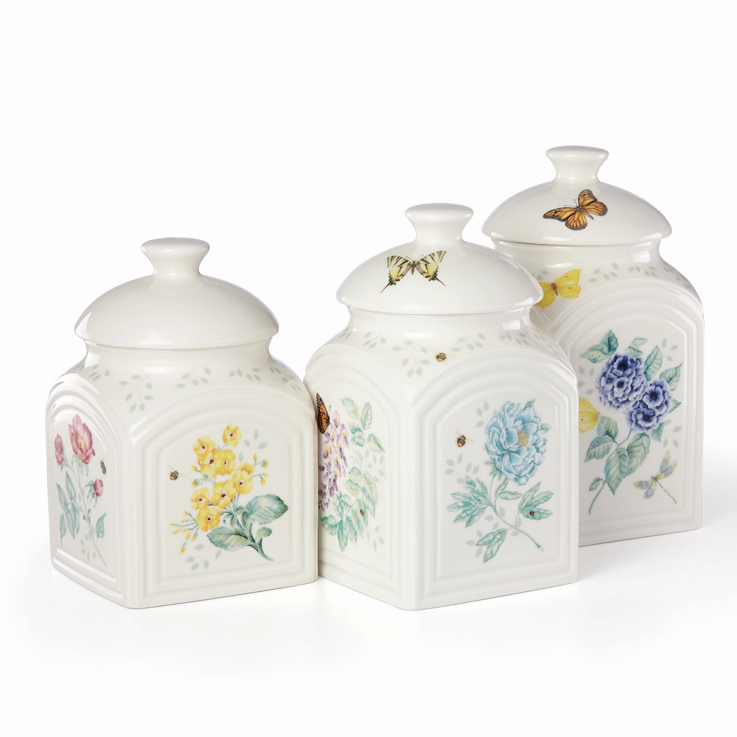 Butterfly Meadow 3-Piece Canister Set