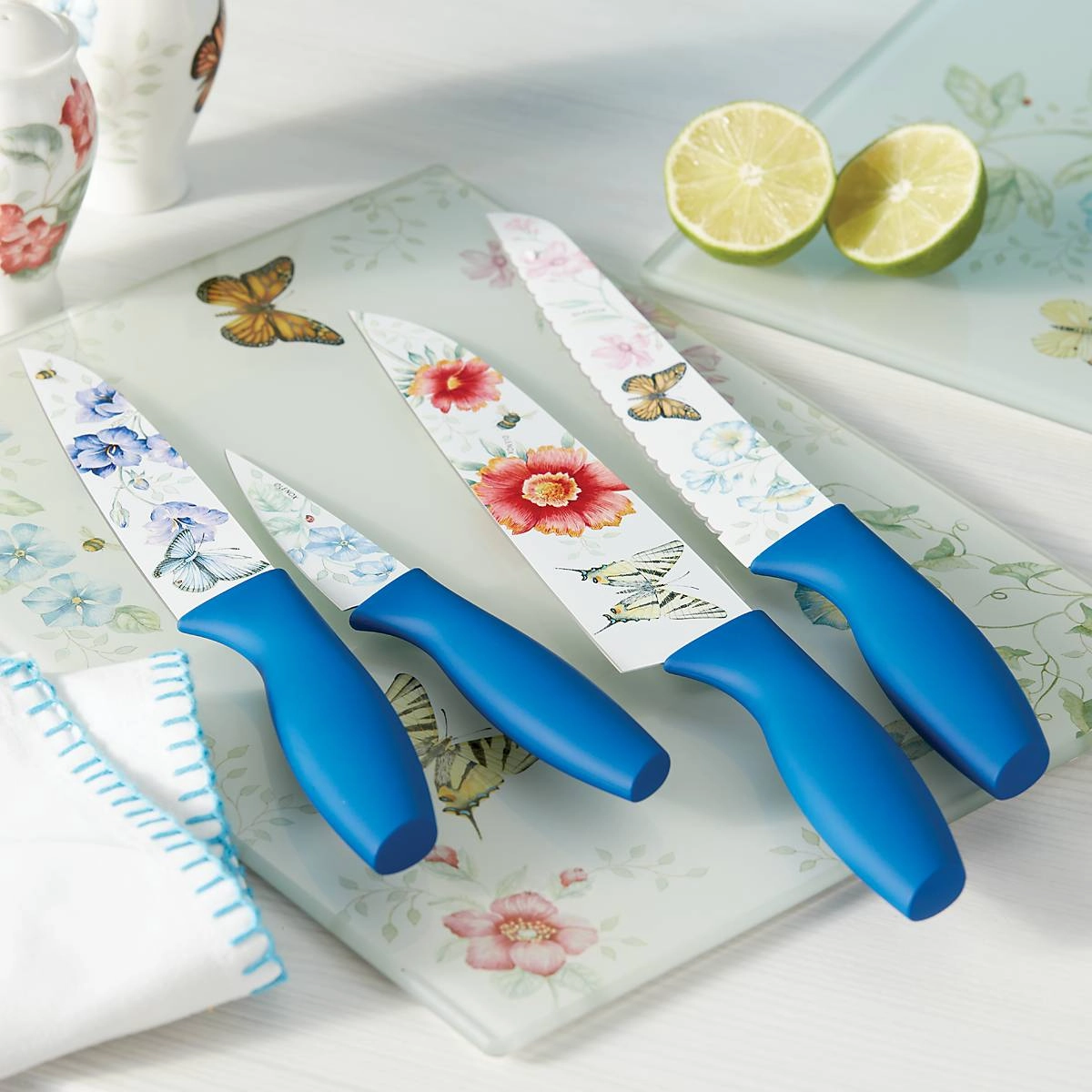 Butterfly Meadow 4 Piece Knife Set