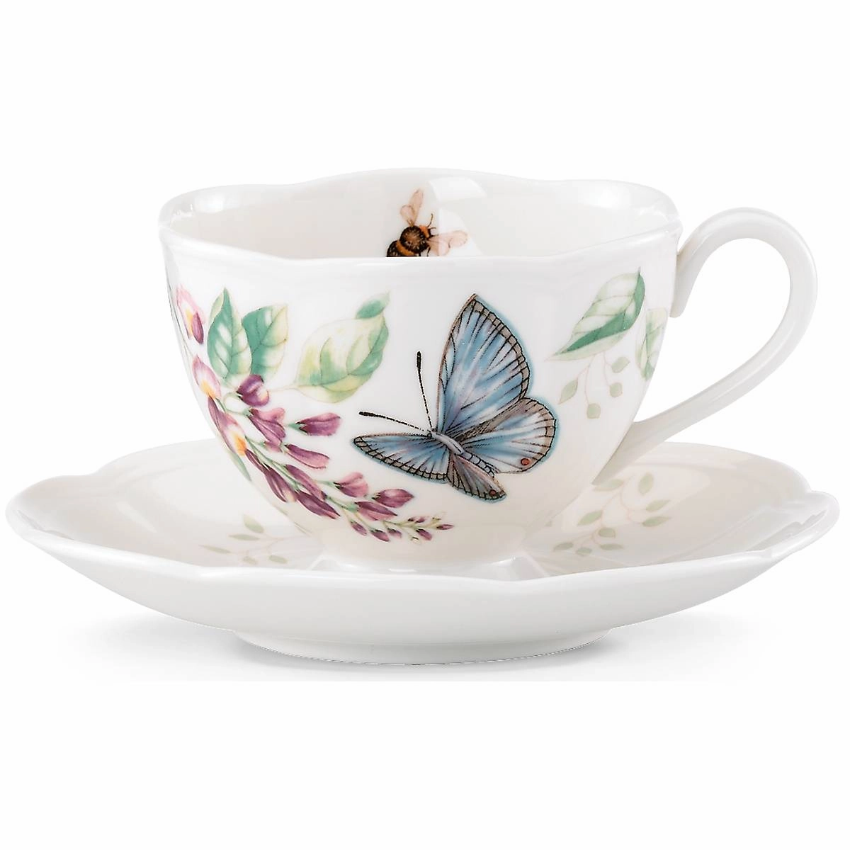 Butterfly Meadow Blue Cup & Saucer