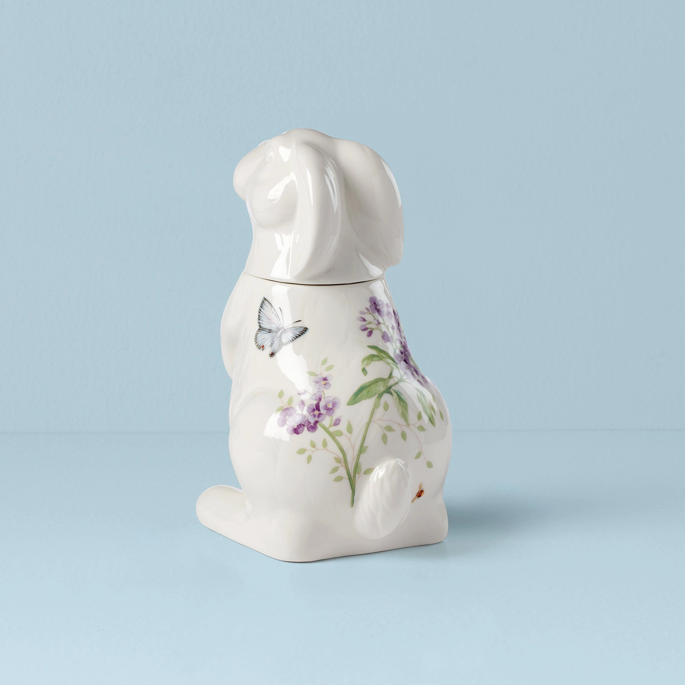 Butterfly Meadow Bunny Cookie Jar