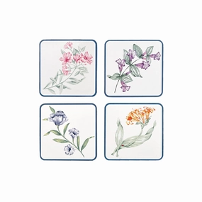 Butterfly Meadow Corkback Coasters - Set Of 4