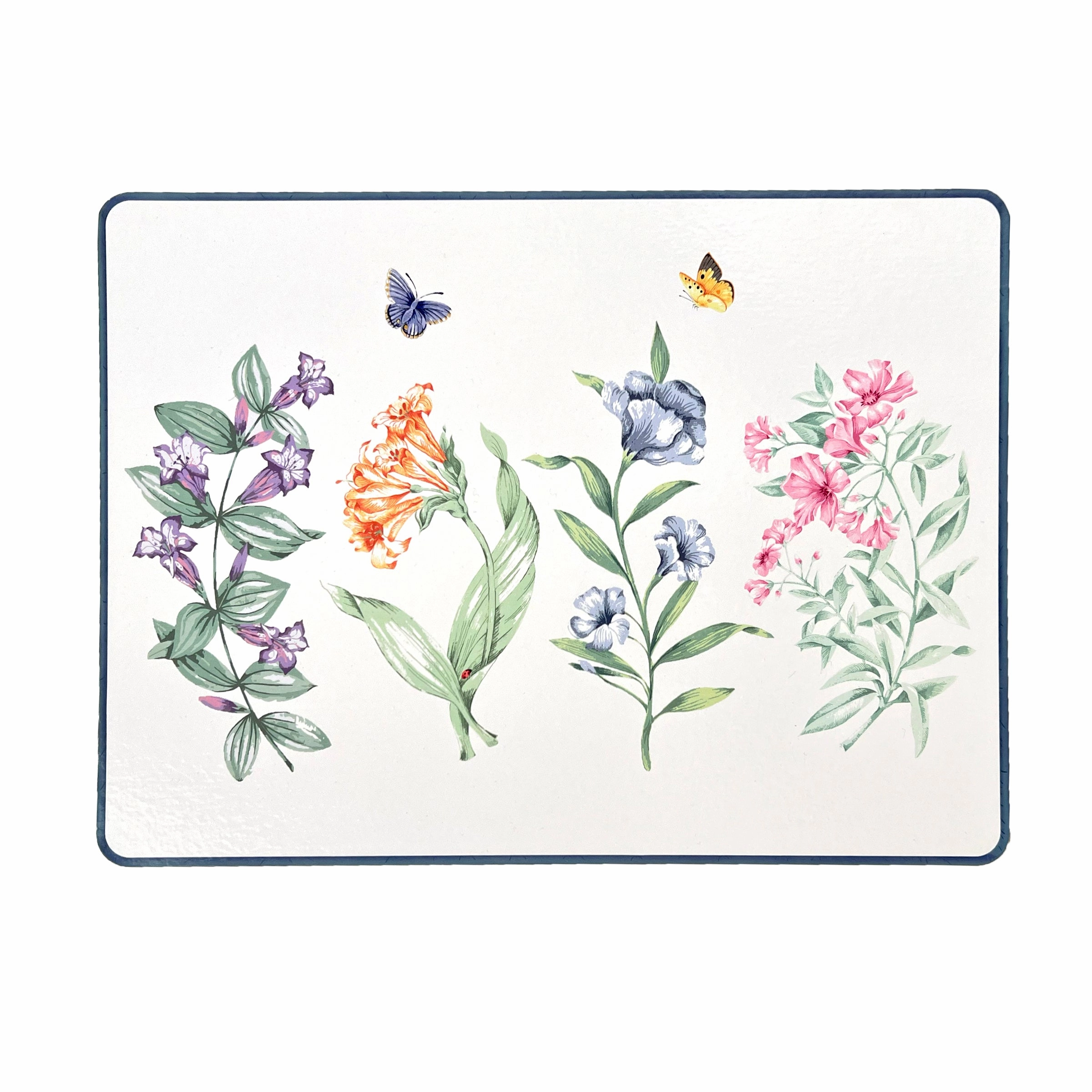 Butterfly Meadow Corkback Placemats - Set Of 4
