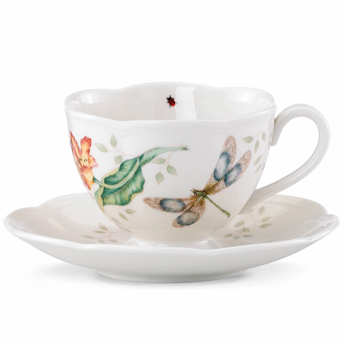 Butterfly Meadow Dragonfly Cup & Saucer