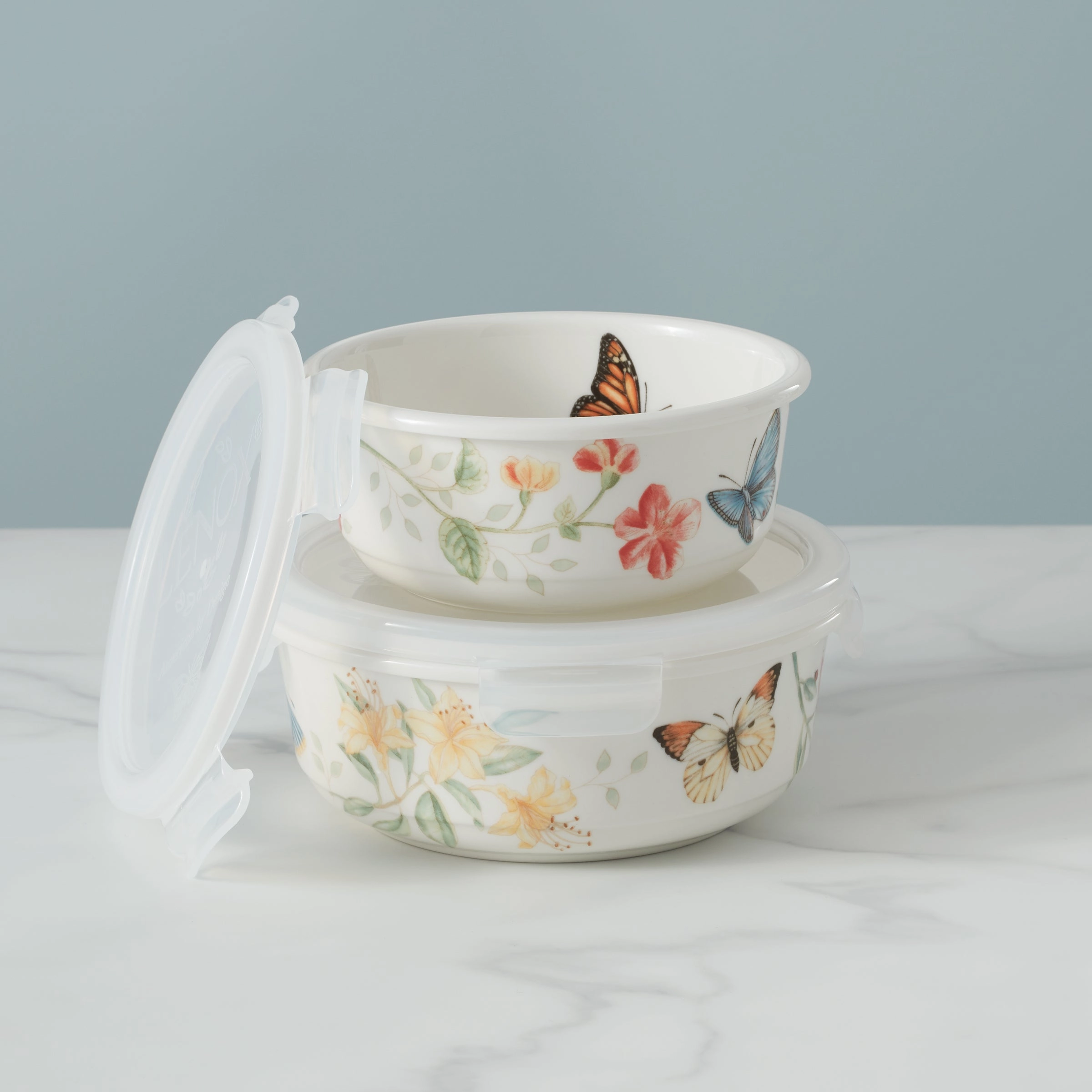 Butterfly Meadow Large Round Container