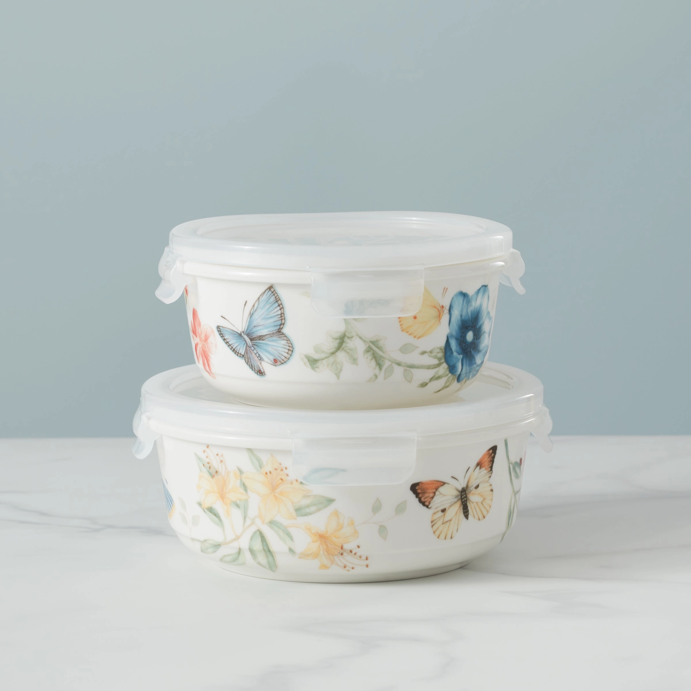 Butterfly Meadow Large Round Container