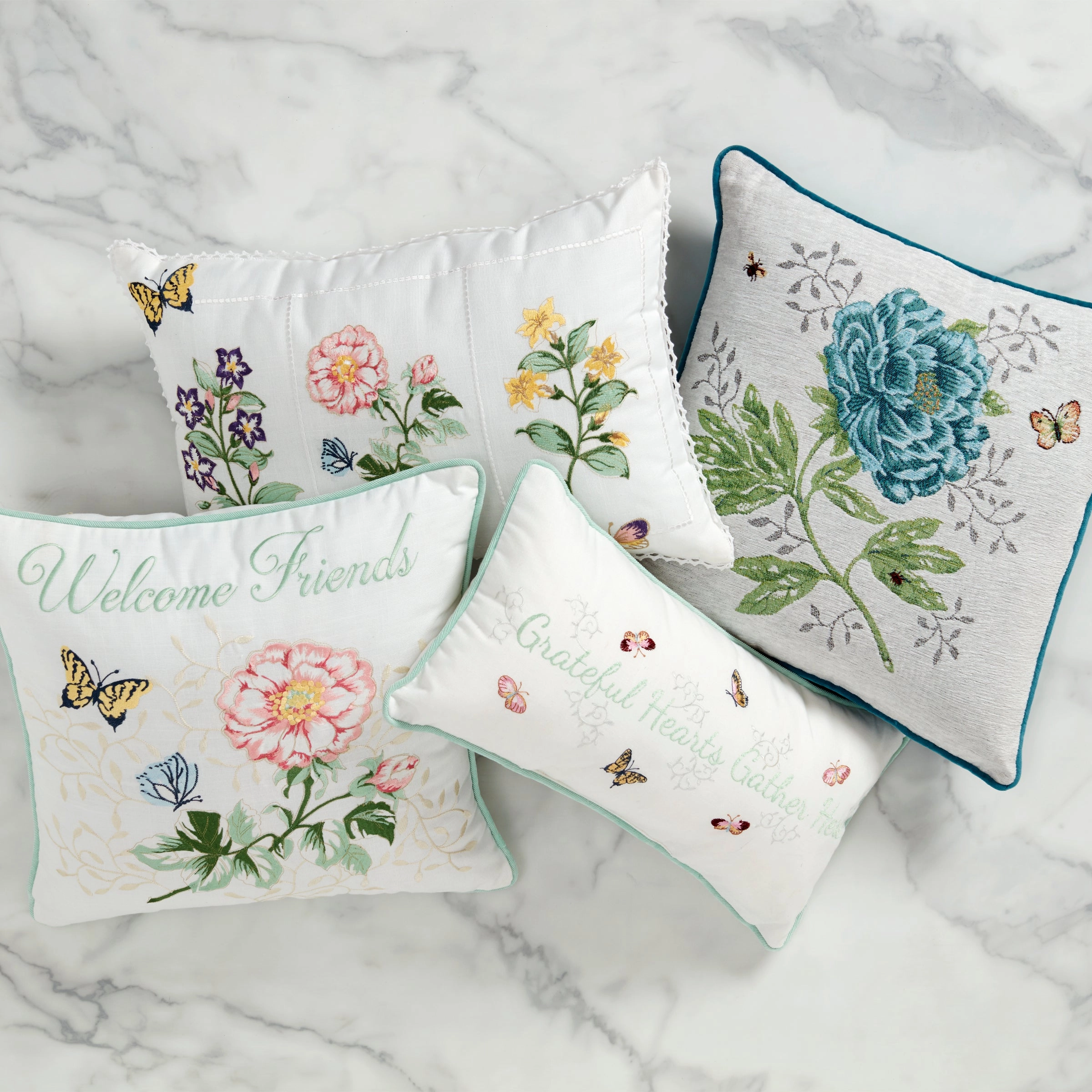 Butterfly Meadow Pillow 18X18