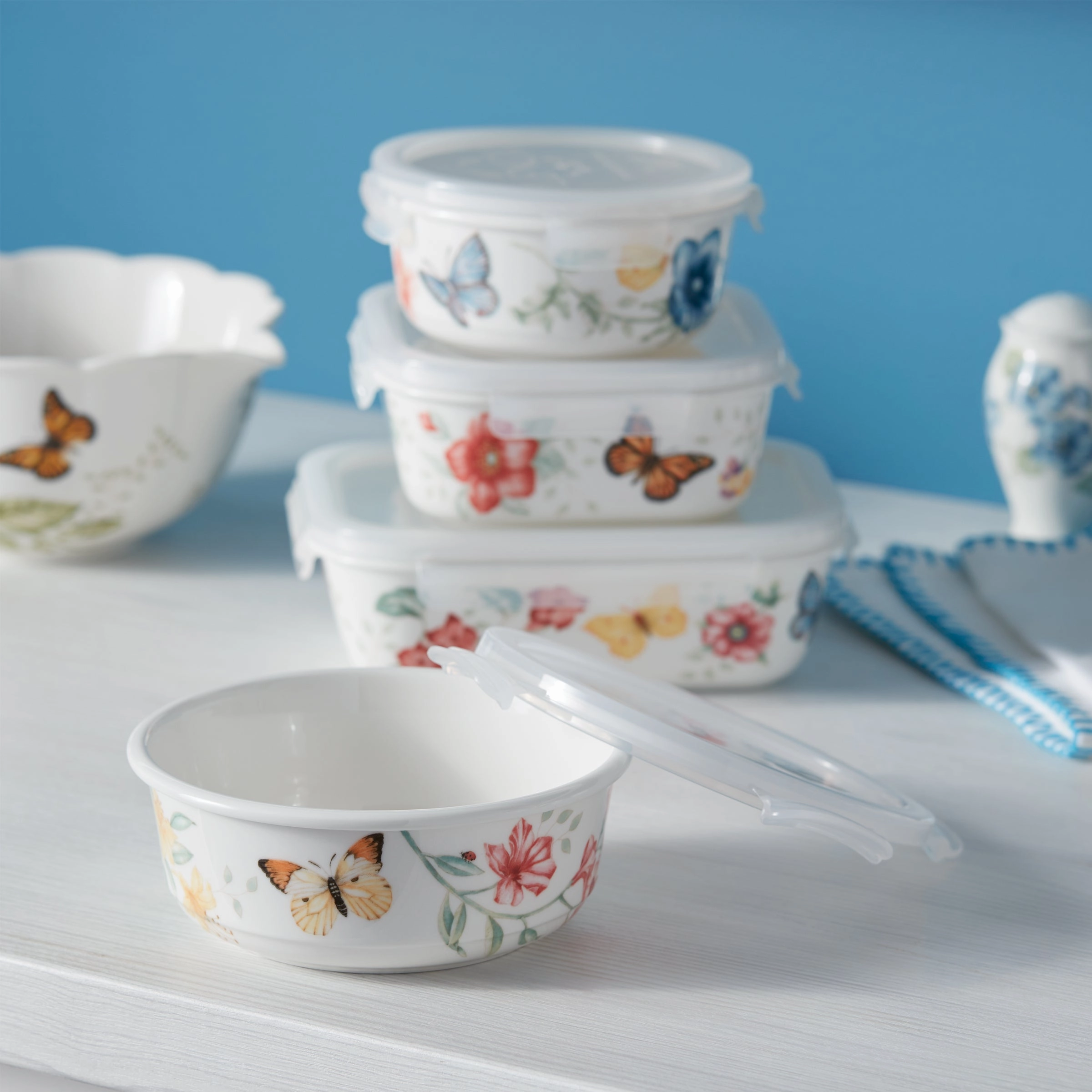 Butterfly Meadow Rectangle Container