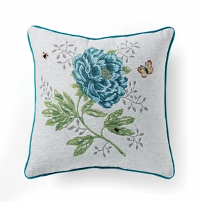 Butterfly Meadow Tapestry Pillow 18X18