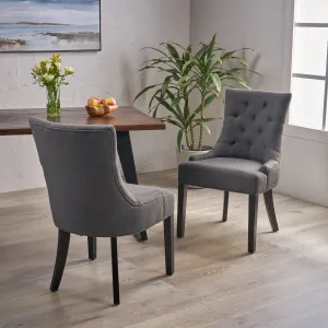 Buttonless Tufted Diamond Stitch Dining Chairs, Set of 2 - NH300903 dining table set, 6-piece dining set
