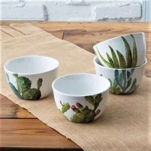 Cactus and Succulent Design Bowls toilet seat cover, slow close seat