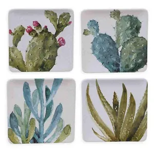 Cactus and Succulent Design Dessert Plates toilet seat cover, slow close seat