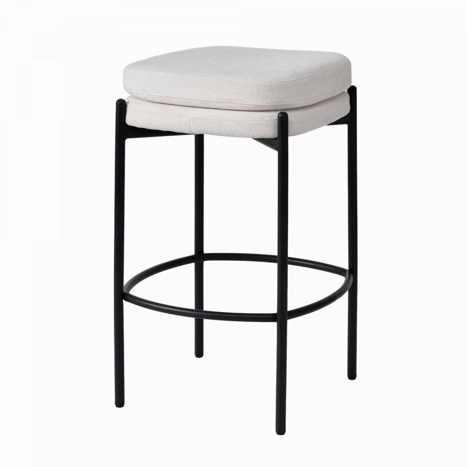 Caelen Counter Stool - Oatmeal - Set of Two