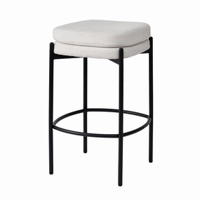 Caelen Counter Stool - Oatmeal - Set of Two