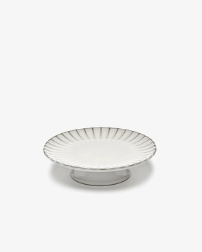 Cake stand L white Inku