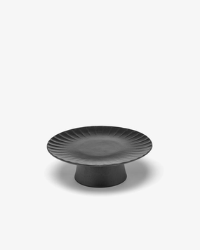 Cake stand M black Inku