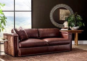 Camden Leather Sofa vanity mirror, wall mirror