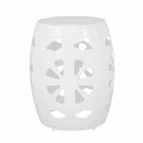 Carey Outdoor Metal Side Table coffee table, accent table