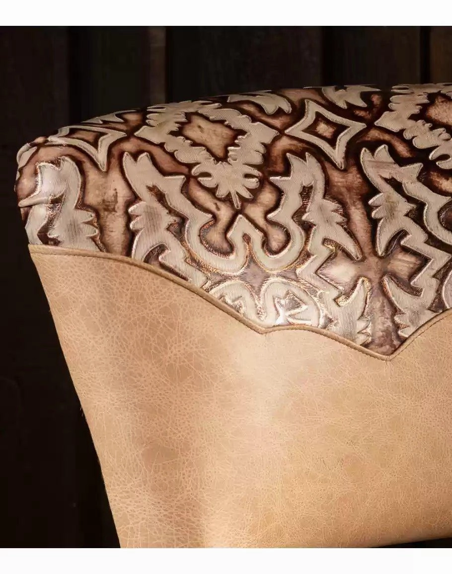 Carlos Western Armless Bar Chair