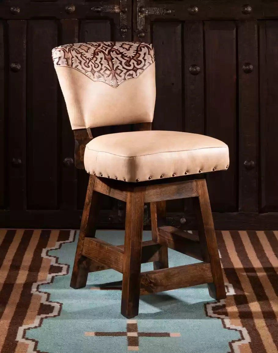 Carlos Western Armless Bar Chair glassware set, wine glass