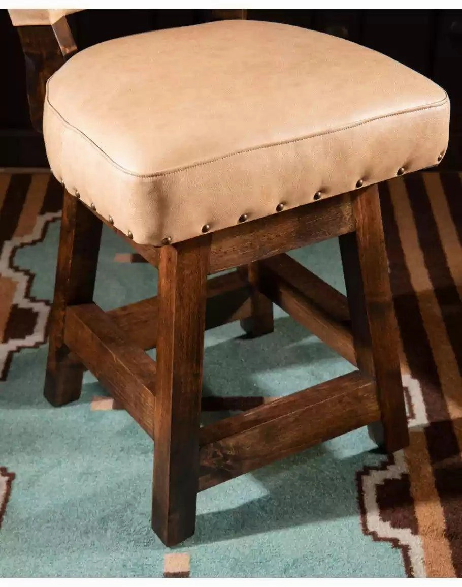 Carlos Western Armless Bar Chair