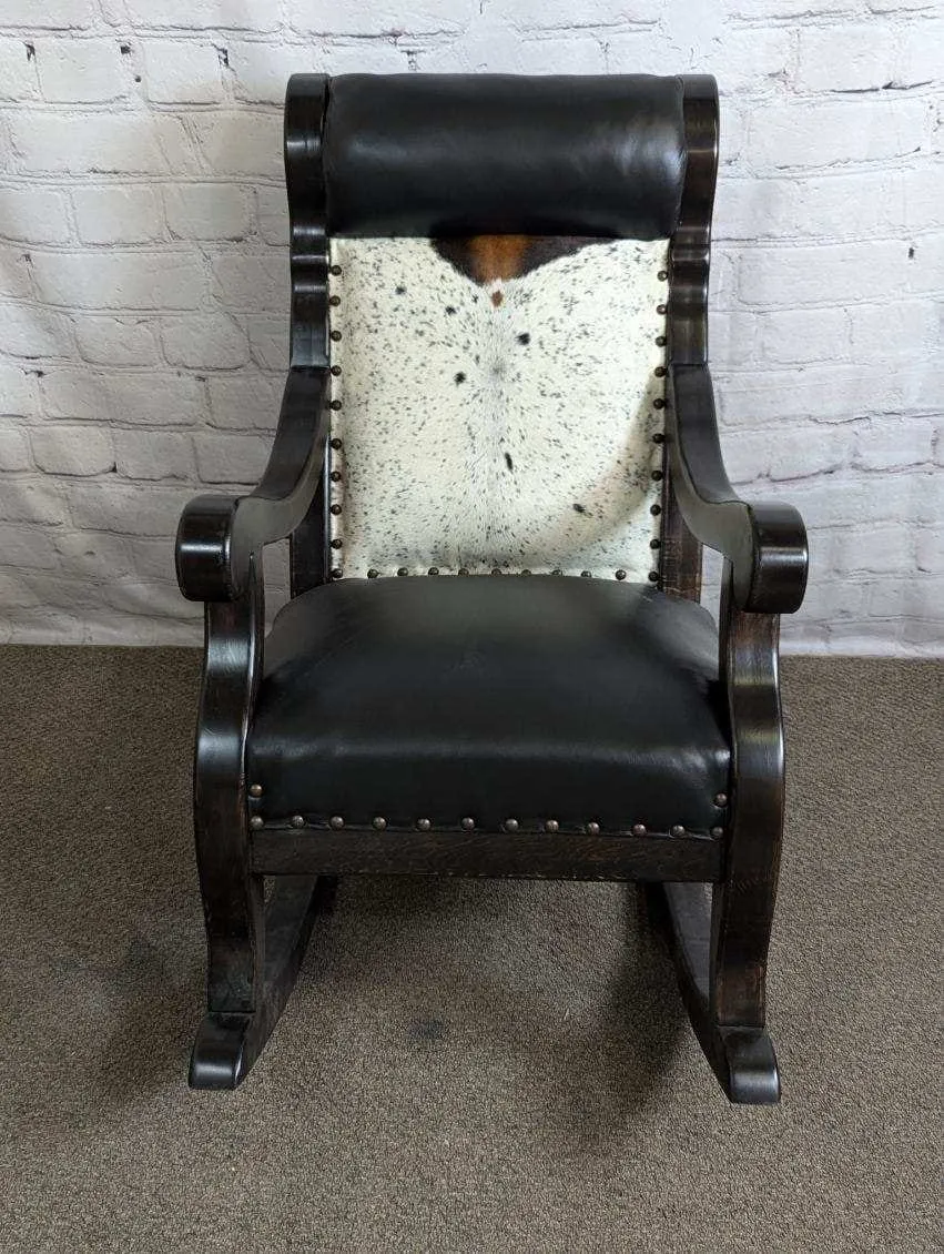 Cattle Baron Rocking Chair vanity mirror, wall mirror
