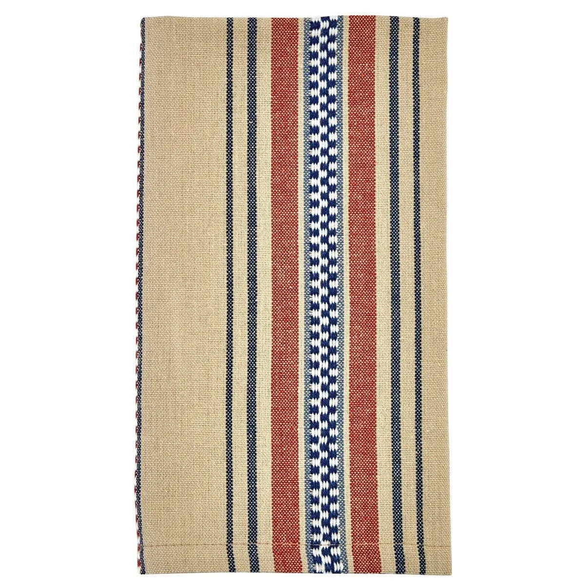 Chamois Stripe Napkin Set blender, kitchen appliance