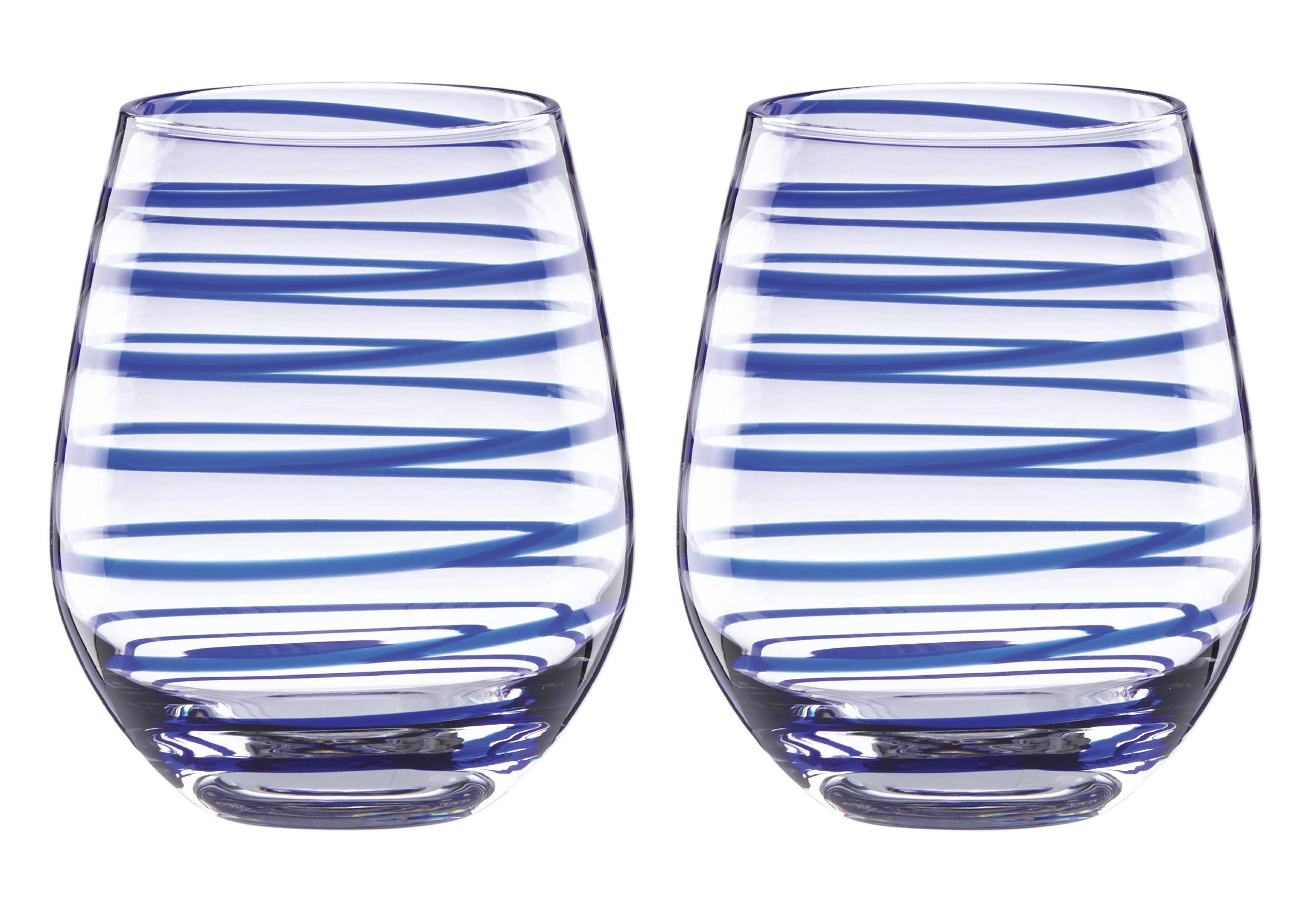 Charlotte Street Stemless Wine Glasses - Set Of 2
