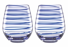 Charlotte Street Stemless Wine Glasses - Set Of 2