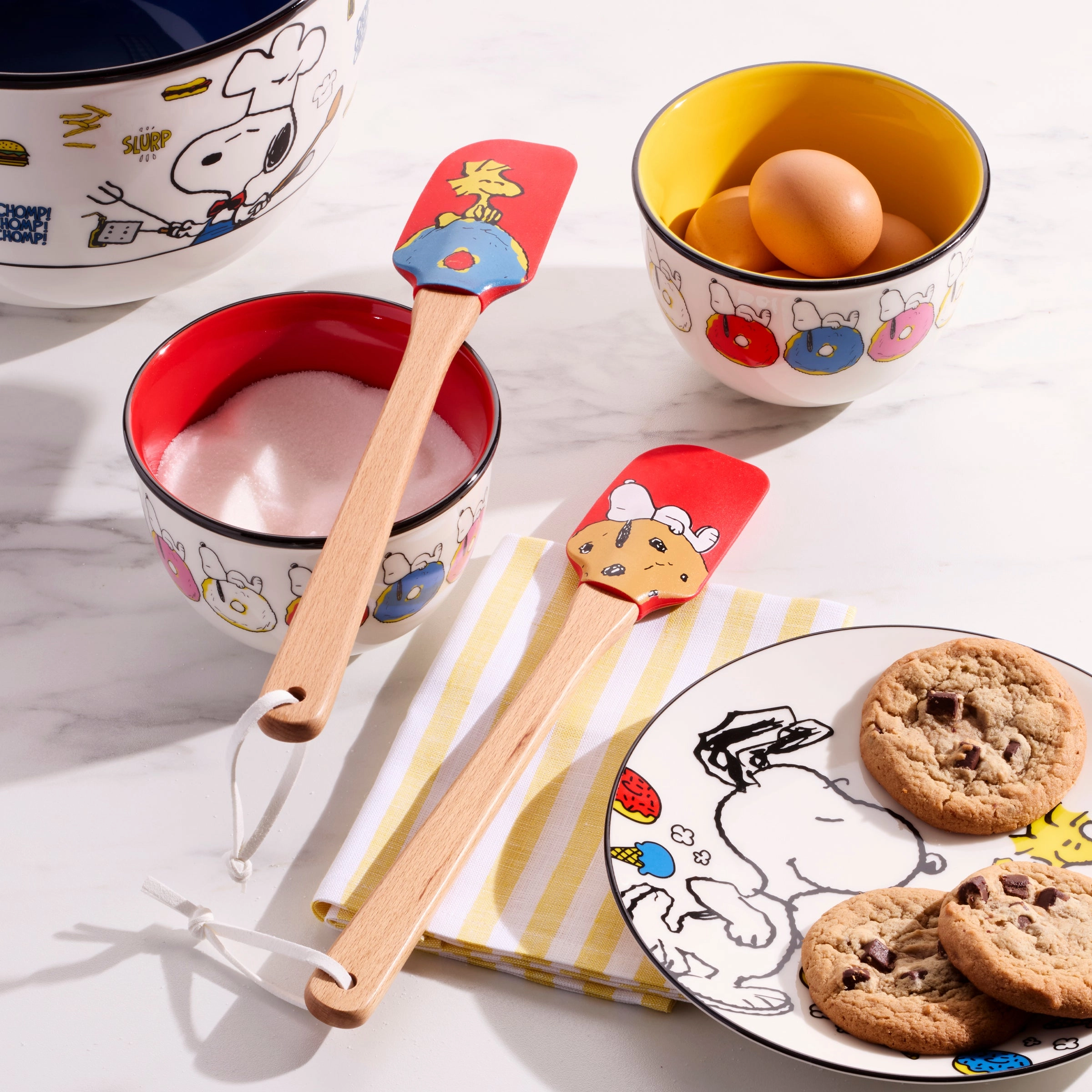 Chef Snoopy Red Spatulas - Set of 2