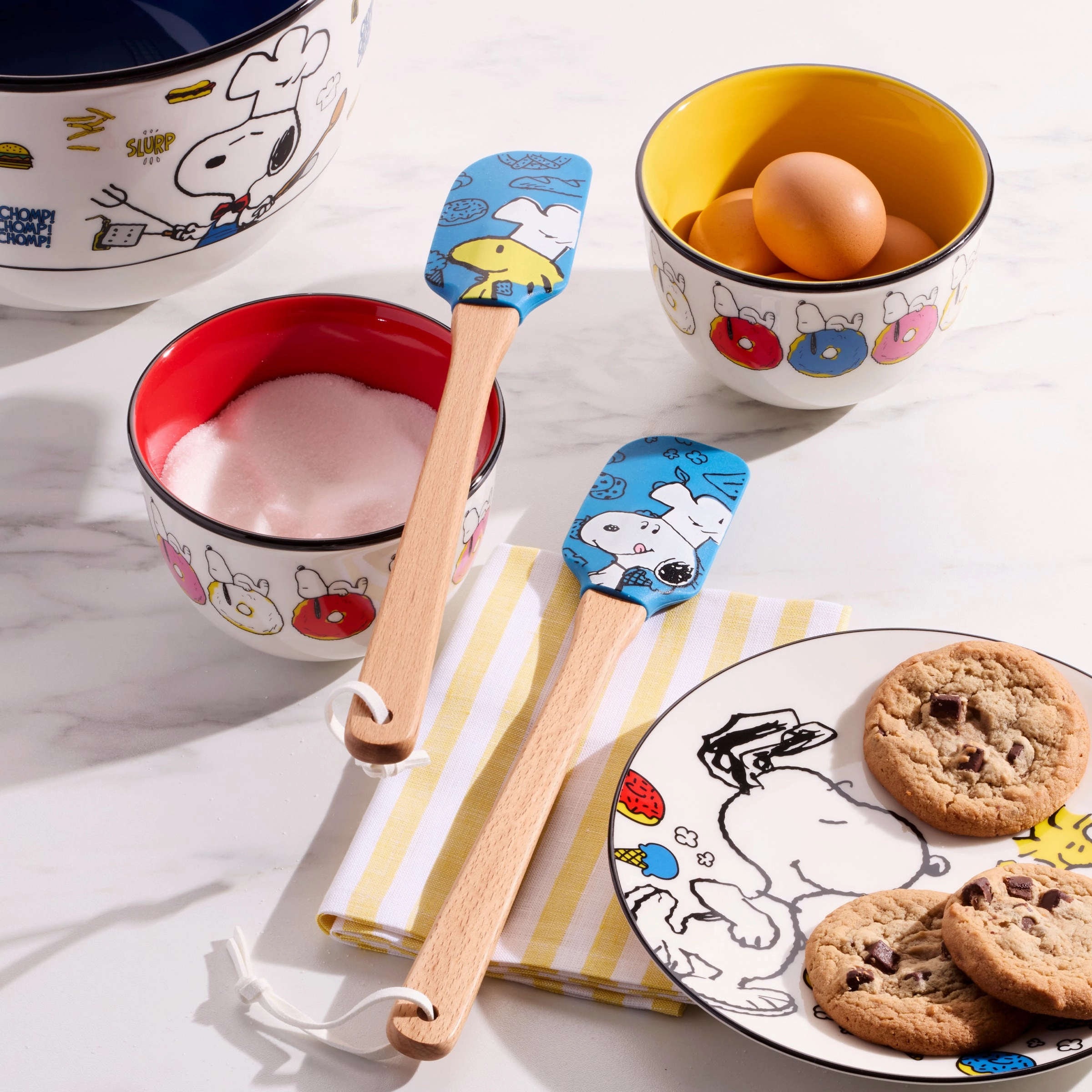 Chef Snoopy Spatulas - Set Of 2 - Blue