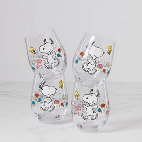 Chef Snoopy Tumblers - Set Of 4
